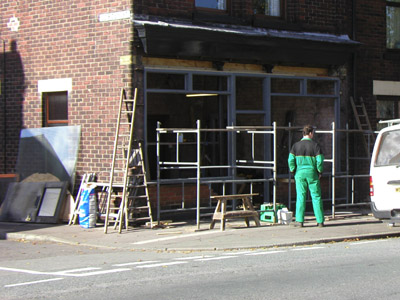 New frame in place